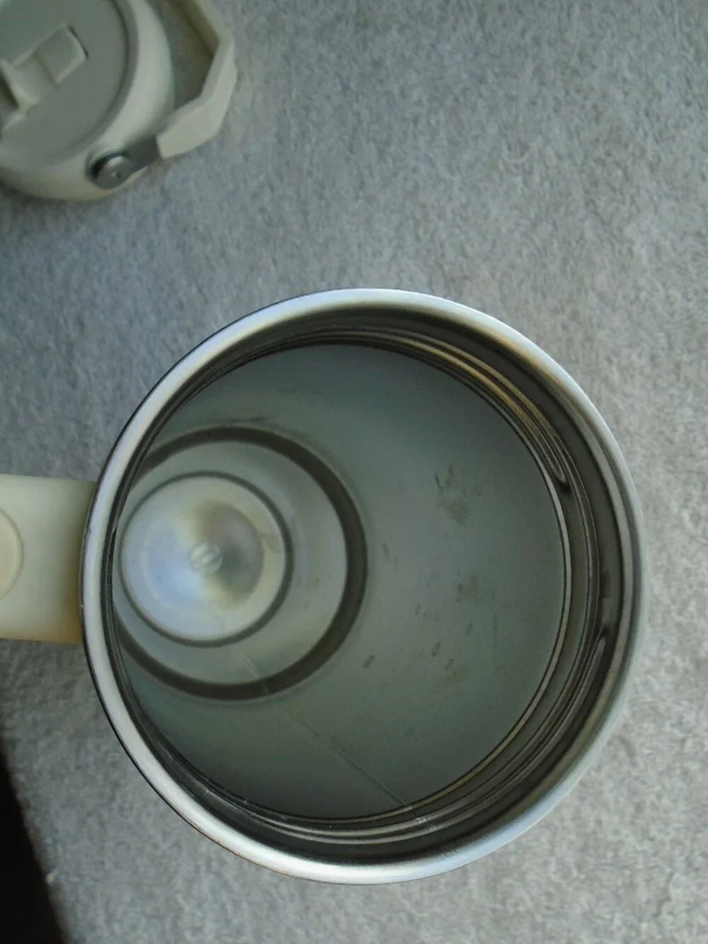 Stanley 30oz Tumbler Mug Cup White With Top Stainless Steel Used - Picture 6 of 11